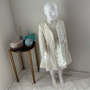 Girls formal dress with Coat